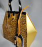 Golden Leopard Print - Retro 1950s handbag Style Keepsake Gift Box  - Image 5