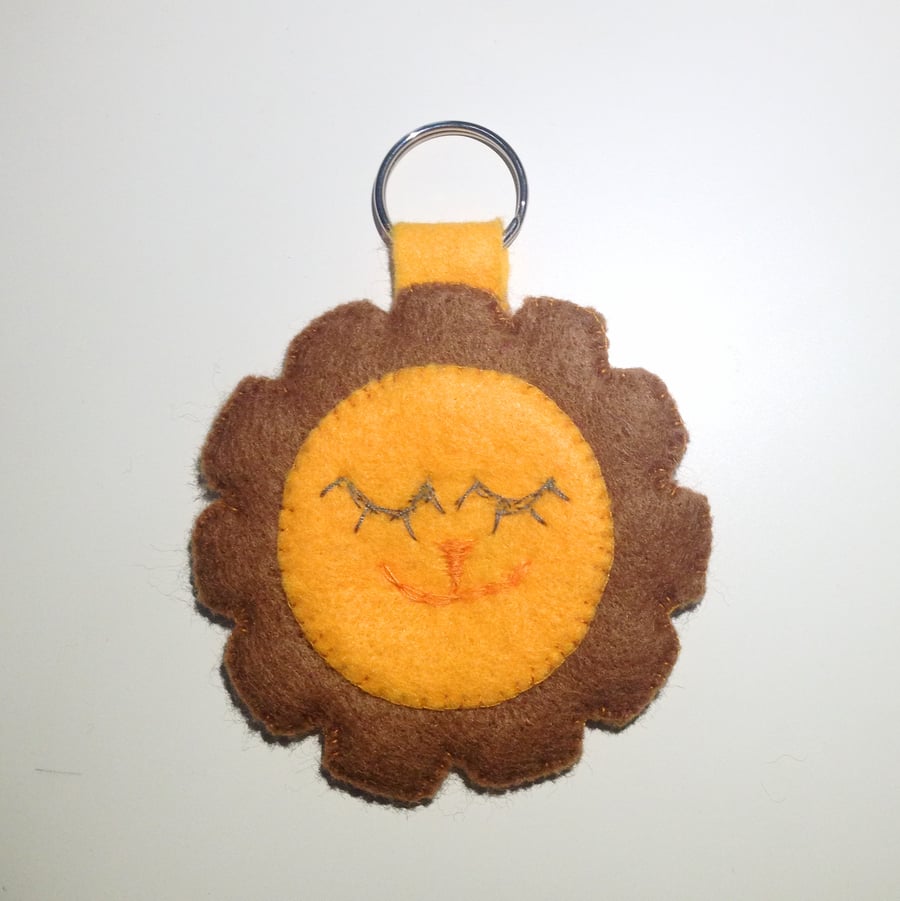 Cute Lion Keyring - UK Free Post