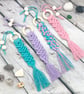 Macrame Bookmark - Handmade macrame bookmark - Image 1