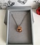 Pure Bronze Infinity Love Knot Necklace 8th 19th Anniversary Gift for Her - Image 5