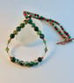 Moss Agate & Red Jasper Necklace, Birthday, Anniversary, Gifts For Her - Image 3