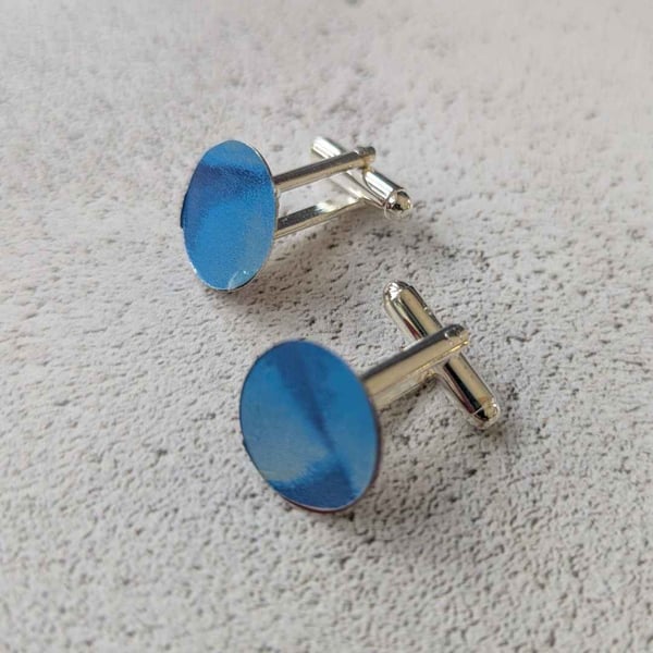 Upcycled Beer Can Cufflinks