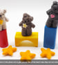 Tiny bear, miniature felt teddy  - Image 6