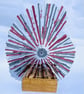 Fused glass ammonite - glass art sculpture - Image 3