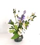 Pottery hand made turquiose bud vase, Small ceramic turquoise green bud vase - Image 4