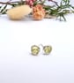 PERIDOT Stud Earrings Sterling Silver or 14K Gold Filled August Birthstone