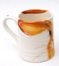 sunshine hare mug - handpainted  - Image 4