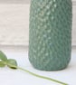 Gold Top Milk Bottle Vase - green - Image 7