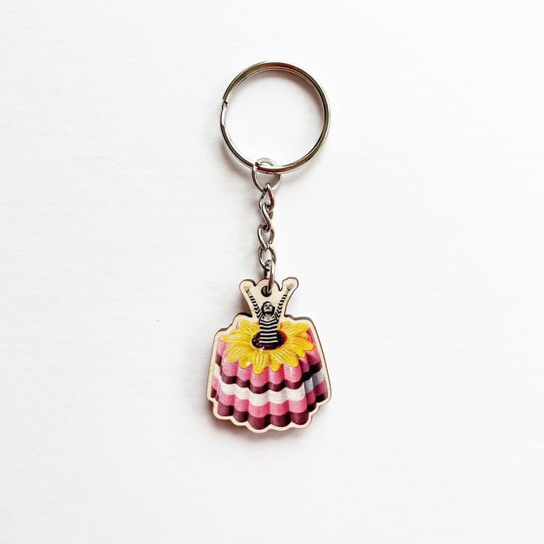 Blancmange Wood Keyring