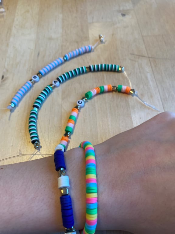 Multicoloured custom bracelet 