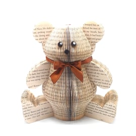 Handmade Teddy Bear made from a book