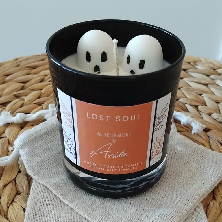 Lost Soul Halloween candle