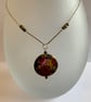 Vintage Flower Bead Necklace. - Image 4