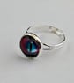 Lizard eye ring, multi coloured - Image 3