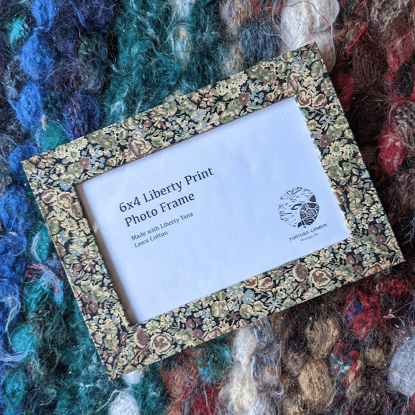 Liberty Fabric Photo Frame Dark Floral LAST ONE