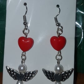 Adorable Angel Drop Earrings 