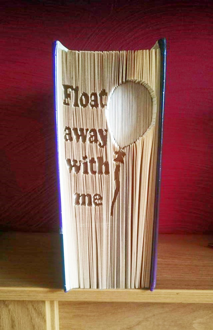 Float away with me CUT & FOLD Book Folding Pattern - EMAILED PDF PATTERN