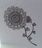 Open exotic flower card - Image 2