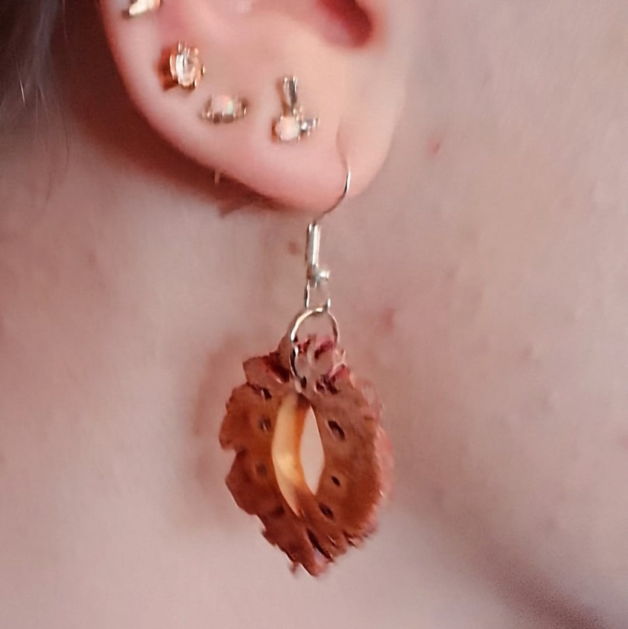 Nectarine Kernel Earrings
