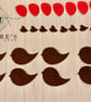 Felt robin die cut shapes - Image 5