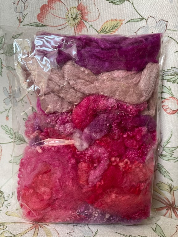 Hand Dyed Texture Pack for Felters & Spinners