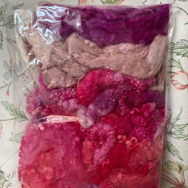Hand Dyed Texture Pack for Felters & Spinners