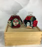 Day of the Dead coin purse, Gothic frame purse, Colour and chain options - Image 2