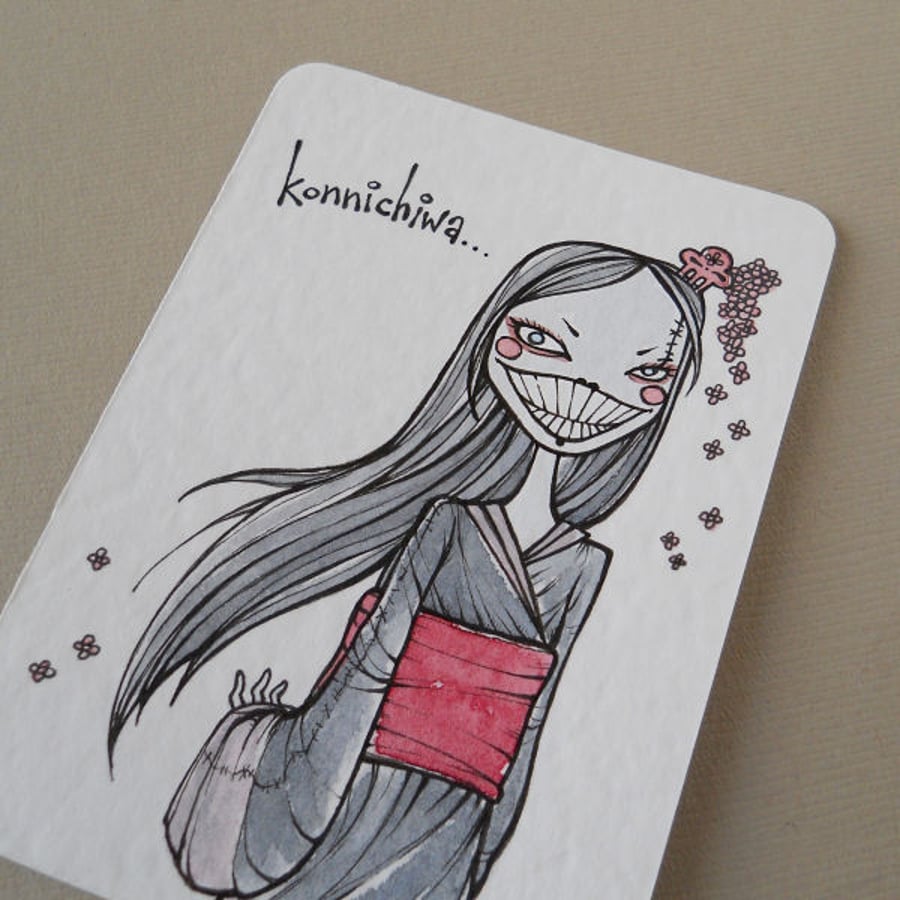 zombie geisha aceo