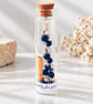 Lapis Lazuli & Silver Star Bracelet in a Bottle 