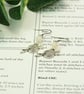 Yarn & Needles Rose Quartz Gemstone Silver Earrings - Image 2