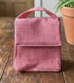 Red and White Gingham Handmade Insulated Lunch bag - Image 5
