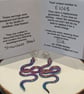 Anodised Stainless Steel Snakes on Sterling Silver Earwires - Image 4