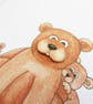 Daddy Bear with Cubs Birthday Card - Image 4
