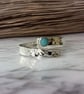 Silver Wrap Open Ring With Turquoise - Image 5