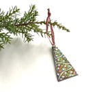 Small Christmas Tree - Enamelled Christmas Decoration