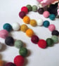 Felt Ball Garland, Warm Earthy Colours, Eclectic Bohemian Interiors - Image 3