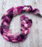 Merino Hand Dyed Spinning Fibre Dark Fairy 100g - Image 2