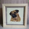 Quilled Pug from my Dog collection