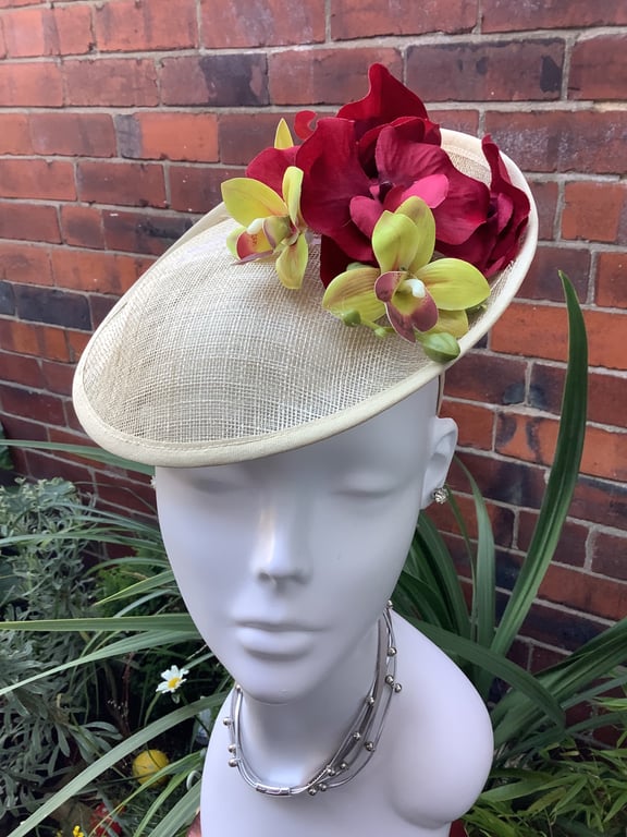 Beautiful Handmade hat, Hat for the Races, Hats for Ascot, Special Occasion Hats