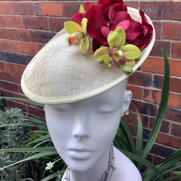 Beautiful Handmade hat, Hat for the Races, Hats for Ascot, Special Occasion Hats