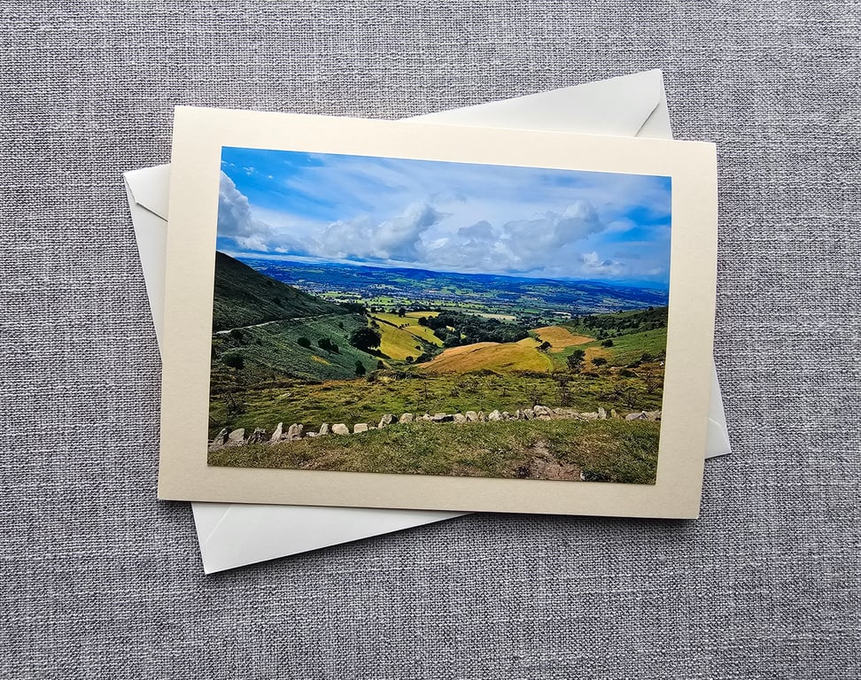 Vale of Clwyd, North Wales Large Photographic Card 
