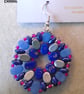 Hexagonal bead earrings (customisable) - Image 1