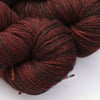 Chocolate Cake - Superwash merino-nylon 4 ply yarn