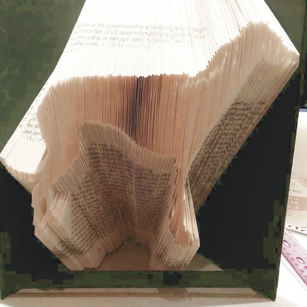 Greyhound MMF Book Folding Pattern - EMAILED PDF PATTERN