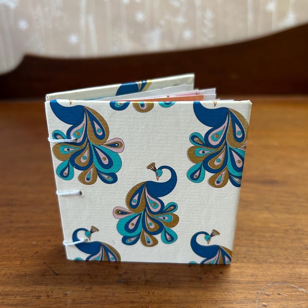 Birds, Coptic bound sketchbook, sketchbook, notebook, hand bound book, book, 