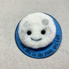 Love You to the moon and back pin