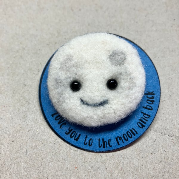 Love You to the moon and back pin