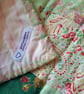 Vintage fabric patchwork quilt - Image 3