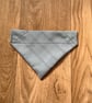 Blue Patterned Large Dog Bandana - Image 1