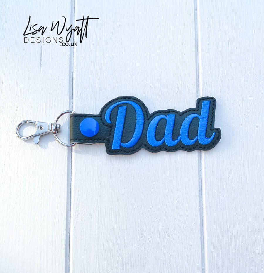 Dad Keyring, Gift for Dad, Dad Christmas Gift, Dad Keyfob, Dad Gift 